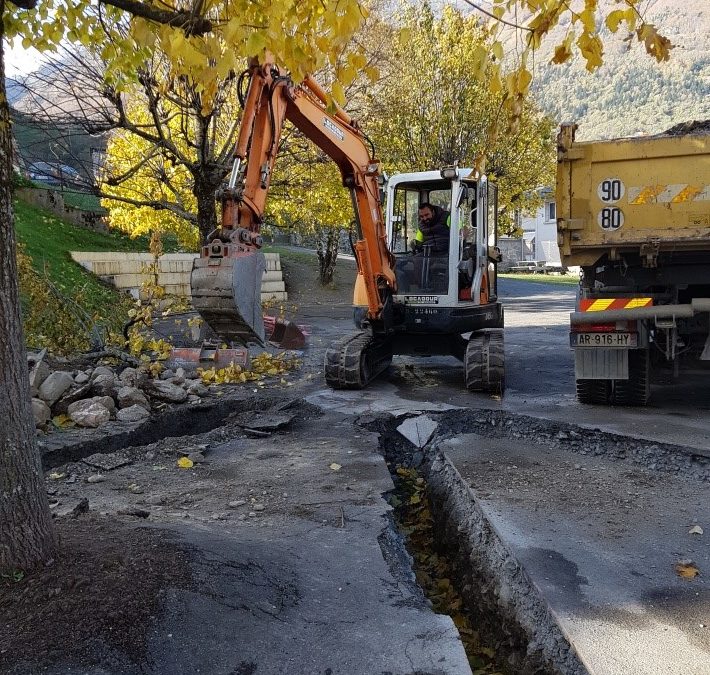 DÉMARRAGE DES TRAVAUX DU RÉSEAU DE CHALEUR AU BOIS DE LUZ SAINT SAUVEUR