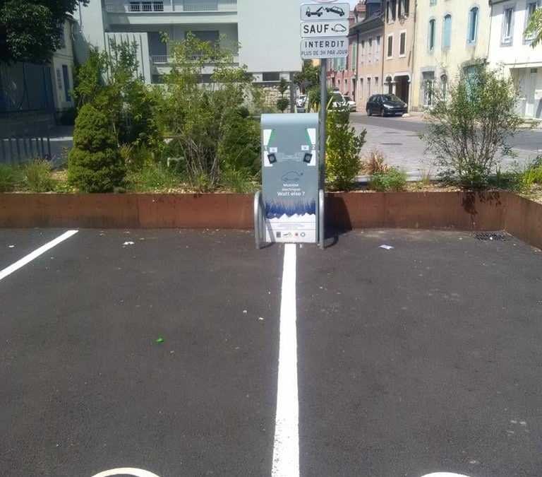 3 Nouvelles bornes de recharge électrique !
