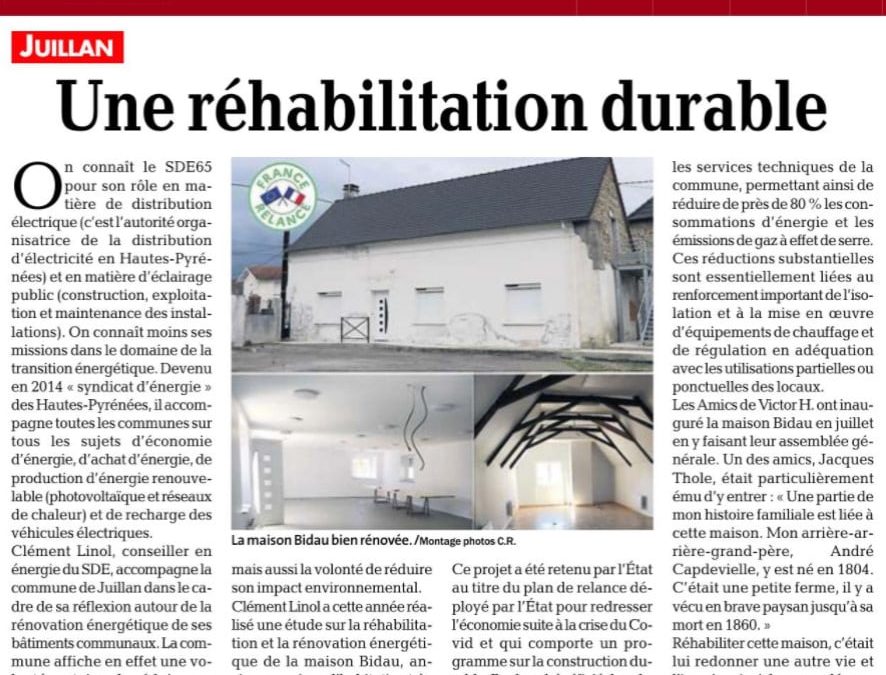Une réhabilitation durable