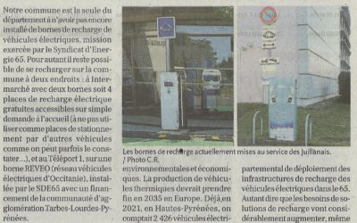 BORNES DE RECHARGES POUR VEHICULES ELECTRIQUES, JUILLAN