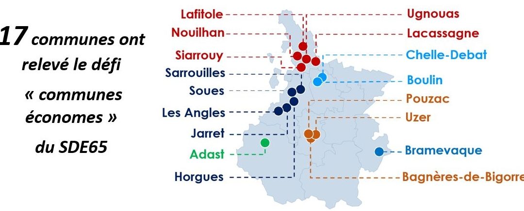 16 COMMUNES SUR 17 ONT REUSSI LE DEFI « COMMUNES ECONOMES » DU SDE65
