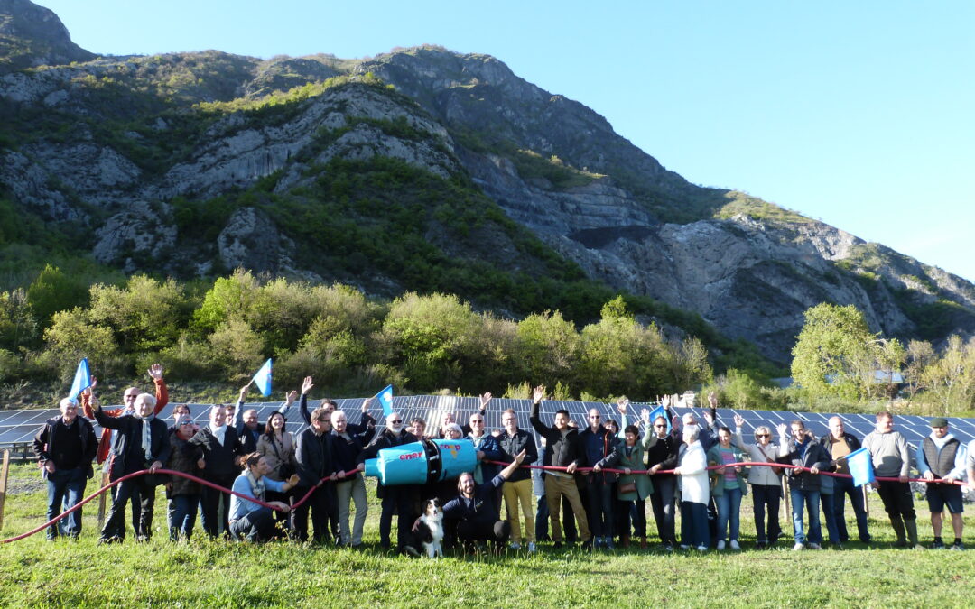 Une nouvelle centrale PV citoyenne inaugurée en vallée des gaves