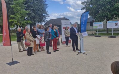 Inauguration de la 2ème tranche des travaux du Cœur historique d’Aureilhan