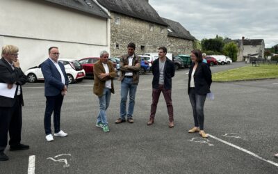 Inauguration du chantier d’enfouissement de lignes électriques et de rénovation de l’éclairage public à Bernac-Debat