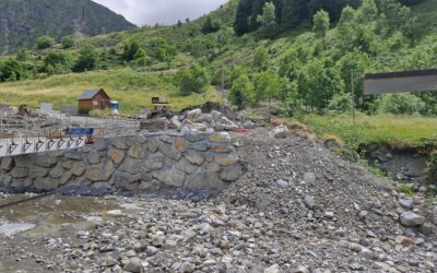Rétablissement des réseaux secs de Gavarnie-Gèdre, au hameau d’Héas, suite à la crue du 7 septembre 2024