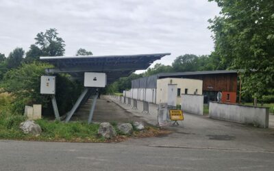 Une nouvelle ombrière du SDE65 bientôt en service à Salles-Adour